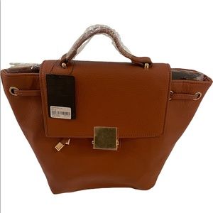 Tan Drawstring Backpack